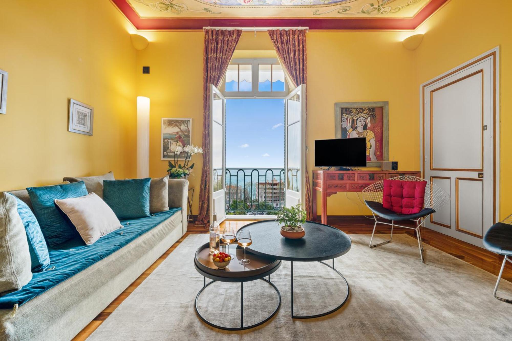 דירות מנטון Le Coq Tersling - Residential Parking - Ac - Sea View מראה חיצוני תמונה